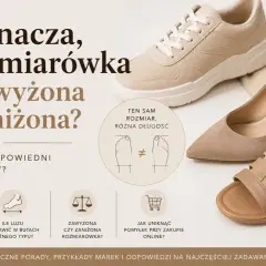 Różna długość stopy a długość wkładki – jak wybrać idealny rozmiar butów? Poradnik o zawyżonej i zaniżonej rozmiarówce.