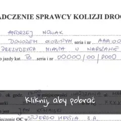 Jak napisać oświadczenie o kolizji? Uniknij błędów i policji.