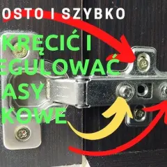 Regulacja zawiasów w szafce: Krzywe drzwiczki? Zrób to sam!