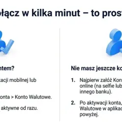 Instrukcja otwarcia konta walutowego w Millennium. Sprawdź, jakie są opłaty i jak łatwo dołączyć.