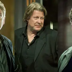 Tre skådespelare som spelat Kurt Wallander: Krister Henriksson, Rolf Lassgård och Johan Gry.