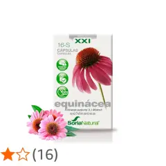 Caja de cápsulas de equinácea Soria Natural, destacando sus propiedades naturales y beneficios.