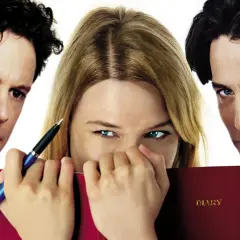 Colin Firth, Renée Zellweger und Hugh Grant in einer Szene, die an Filme und Serien von Colin Firth erinnert.