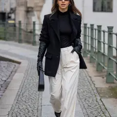 Pantalón blanco ancho: Domina el estilo y combínalo con éxito