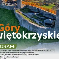 Zamek w Chęcinach, jedna z głównych atrakcji Gór Świętokrzyskich, w jesiennej scenerii.
