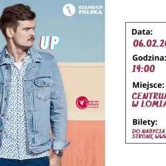 Maciek Adamczyk w Centrum Kultury w Łomiankach na stand-up 06.02.2020 o 19:00. Bilety na kupbilecik.pl.