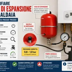 Guida al corretto schema montaggio vaso espansione scaldabagno: gonfiaggio, controllo pressione e manutenzione.