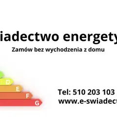 Świadectwo energetyczne mieszkania. Zamów online! Skala od A do G. Tel: 510 203 103, www.e-swiadectwa.com.