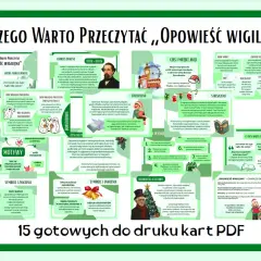 Opowieść wigilijna: duchy, przemiana Scrooge'a i lekcje o empatii.