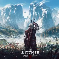Geralt z Rivii w śnieżnych górach, gotowy na przygodę. Dowiedz się, jak pobrać mody do Wiedźmina 3, by jeszcze bardziej wzbogacić rozgrywkę.