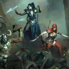 Bohaterowie Diablo 4 walczą z potworami. Niezależnie od platformy, dzięki diablo 4 crossplay, możesz dołączyć do walki!