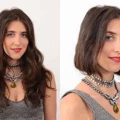 Prima e dopo: capelli lunghi e mossi vs. taglio corto e sbarazzino. Scopri come dare volume ai capelli corti per un look audace.