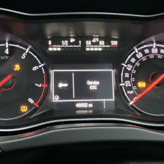 Kontrolka "Service ESC" na desce rozdzielczej Opla. Przebieg 48502 mil.