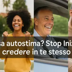 Supera i problemi di autostima: sorrisi di gioia e fiducia in te stesso.