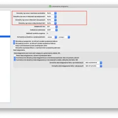 Ustawienia programu: domyślny typ ceny to netto. Określa, czy ceny są brutto czy netto.