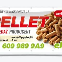 Sprzedaż pelletu na raty od producenta, worki 15 kg. Niska wilgotność, zawartość popiołu 0,7%. Tel. 609 989 9A9.