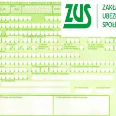 Formularz ZUS ZLA, dokumentujący niezdolność do pracy. Określa, ile można być na L4, dane ubezpieczonego, lekarza i płatnika.
