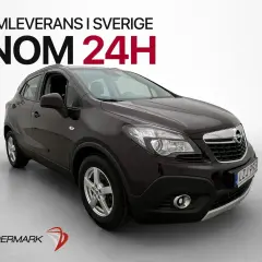 Brun Opel Mokka, en begagnad bil redo för test. Hemleverans i Sverige inom 24h.