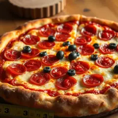 Ile waży pizza? Zaskakujące różnice w wadze w zależności od rozmiaru
