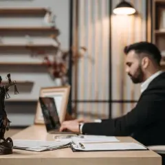 Prawnik pracuje nad dokumentami, zastanawiając się, ile czasu na apelację od uzasadnienia wyroku.