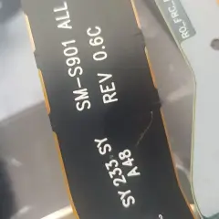 Taśma flex SM-S901 z oznaczeniem REV 0.6C, kluczowa dla żywotności baterii Samsung.