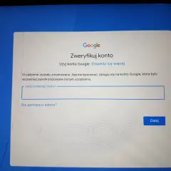 Ekran logowania Google na tablecie Lenovo. Po resecie urządzenia, aby kontynuować, musisz podać adres e-mail lub telefon. Jak odblokować tablet Lenovo zapomniałem hasła?
