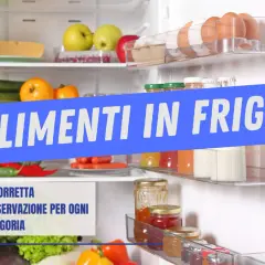 Frigorifero pieno di ortofrutticoli, uova e formaggio. Scopri a quale temperatura vanno conservati i prodotti ortofrutticoli per mantenerli freschi.