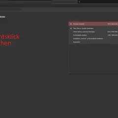 Microsoft Edge: Favoritenleiste mit Ordnern und Kontextmenü zum Löschen.