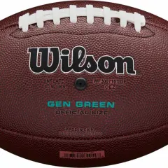 Piłka do footballu amerykańskiego Wilson, oficjalny rozmiar, idealna do gry w "Gen Green".
