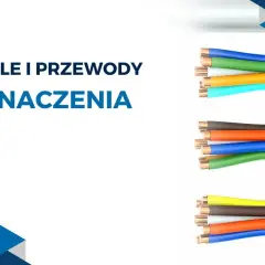 Kable i przewody: oznaczenia. Różne rodzaje kabli z kolorowymi żyłami, np. niebieski, zielony, pomarańczowy. Faz co to?