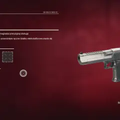 Pistolet Desert Eagle, potężny, wielkokalibrowy deagle, gotowy do modyfikacji.