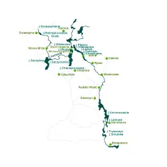 Mapa spływu Brdą: Zaplanuj idealną przygodę kajakową