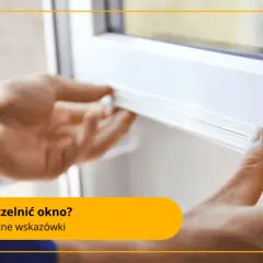 Ręce przykładają uszczelkę do okna, pokazując, jak zabezpieczyć okna przed zimą. Praktyczne wskazówki.