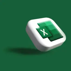 Ikona Excel z zielonymi kratkami i literą X. Idealna do obliczeń, np. średnia ważona excel.