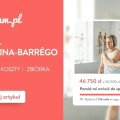 Pomagam.pl: Zespół Guillaina-Barrégo. Fizjoterapeutka pomaga pacjentce. Zbiórka na leczenie.