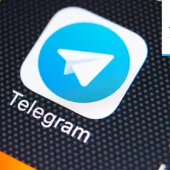 Ikona aplikacji Telegram na ekranie smartfona. Sektor 3.0.