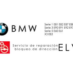 Servicio de reparación para BMW bloqueado no arranca. Solución para ELV y bloqueo de dirección en series 1, 3, 5 y X3.