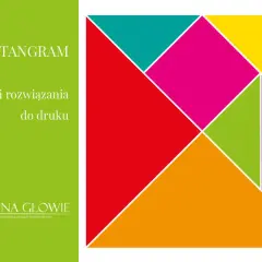 Kolorowe tangram wzory do układania i rozwiązywania, idealne do druku.