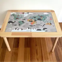 Stolik sensoryczny IKEA FLISAT: Inspiracje, Hacki i Zabawy dla Dzieci