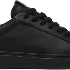 Scarpa da uomo Crime London nera in pelle, un classico intramontabile per un look urbano.