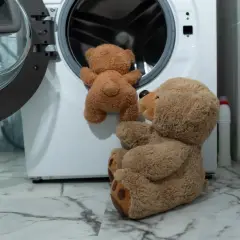 Czysty miś = zdrowe dziecko! Jak wyprać dużego pluszaka krok po kroku.