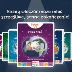 Urocze trefliki postacie z kolekcji "Dobra Noc" zachęcają do spokojnego zasypiania.