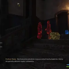 W Hogwarts Legacy otwieranie zamków to klucz do odkrywania tajemnic. Postacie w czerwonej poświacie wskazują drogę.