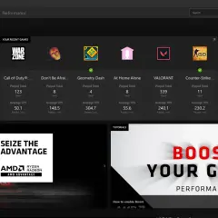 Ostatnio grane gry, w tym Call of Duty, Valorant. Sprawdź statystyki FPS i zoptymalizuj grę. Aktualizacja sterowników może poprawić wydajność.