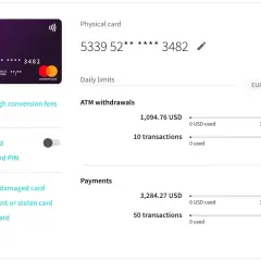 Limit dzienny na skrill wypłata z bankomatu: 1094.76 USD, 10 transakcji. Zarządzaj kartą, blokuj, pokaż PIN.