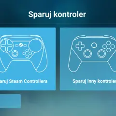 Chcesz wiedzieć, czy da się grać w gry ze Steam na telefonie? Ekran parowania kontrolera pokazuje opcje połączenia Steam Controller lub innego.
