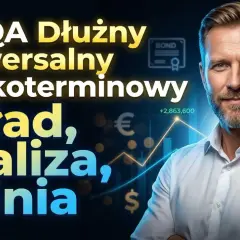 Mężczyzna w białej koszuli, analiza UNIQA Dłużny Uniwersalny Krótkoterminowy, wsparcie finansowe.