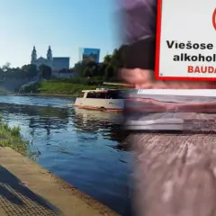 Spacerując nad rzeką, widzimy znak zakazu spożywania alkoholu. To przypomnienie, że warto zastanowić się, jak przestać pić i wybrać zdrowsze życie.