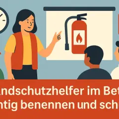 Schulung für Brandschutzhelfer im Betrieb. Informiert über Aufgaben und wie man das Brandschutzhelfer Gehalt optimiert.