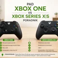 Porównanie padów: Xbox One vs. Xbox Series X|S. Dowiedz się, jaki jest najnowszy Xbox i wybierz najlepszy kontroler dla siebie.